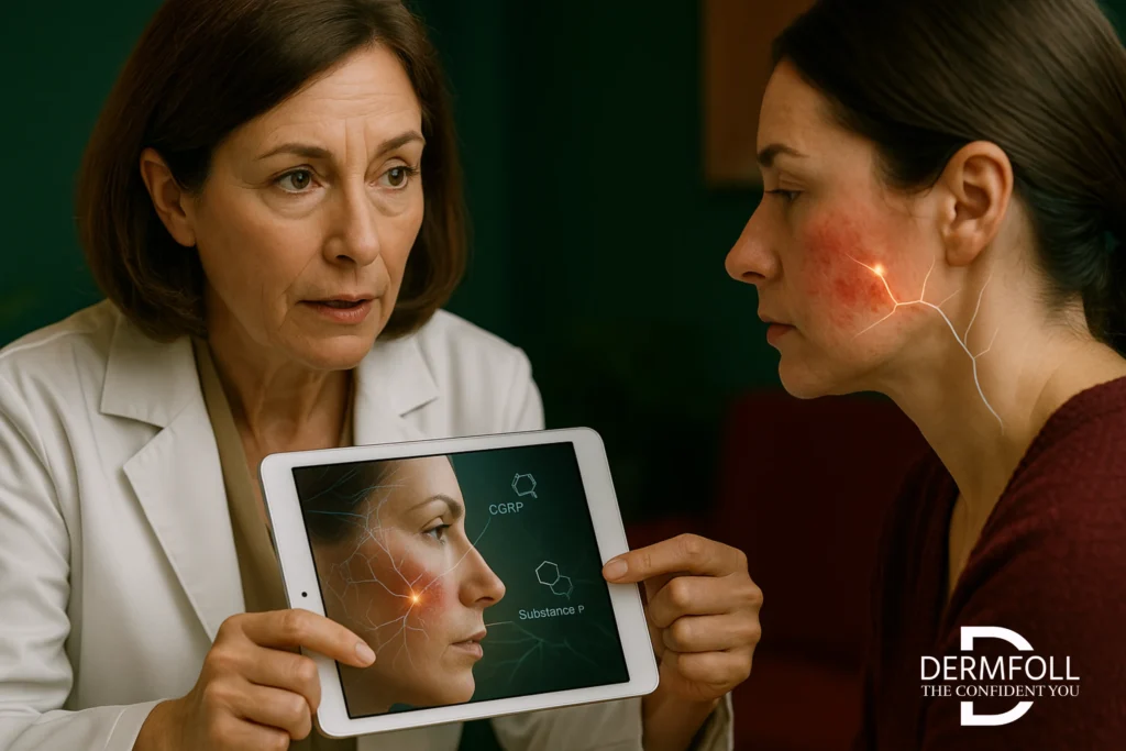 face skin sensitive to heat