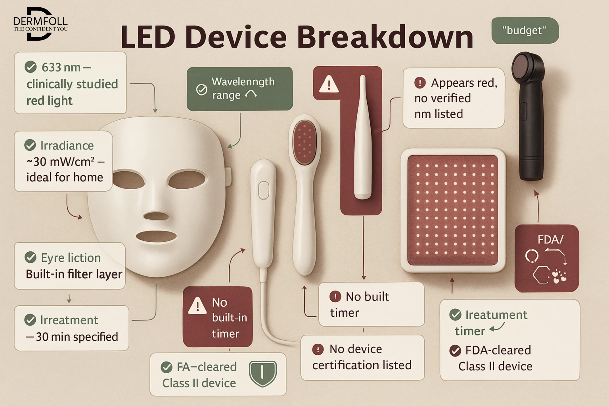 red vs blue led light therapy